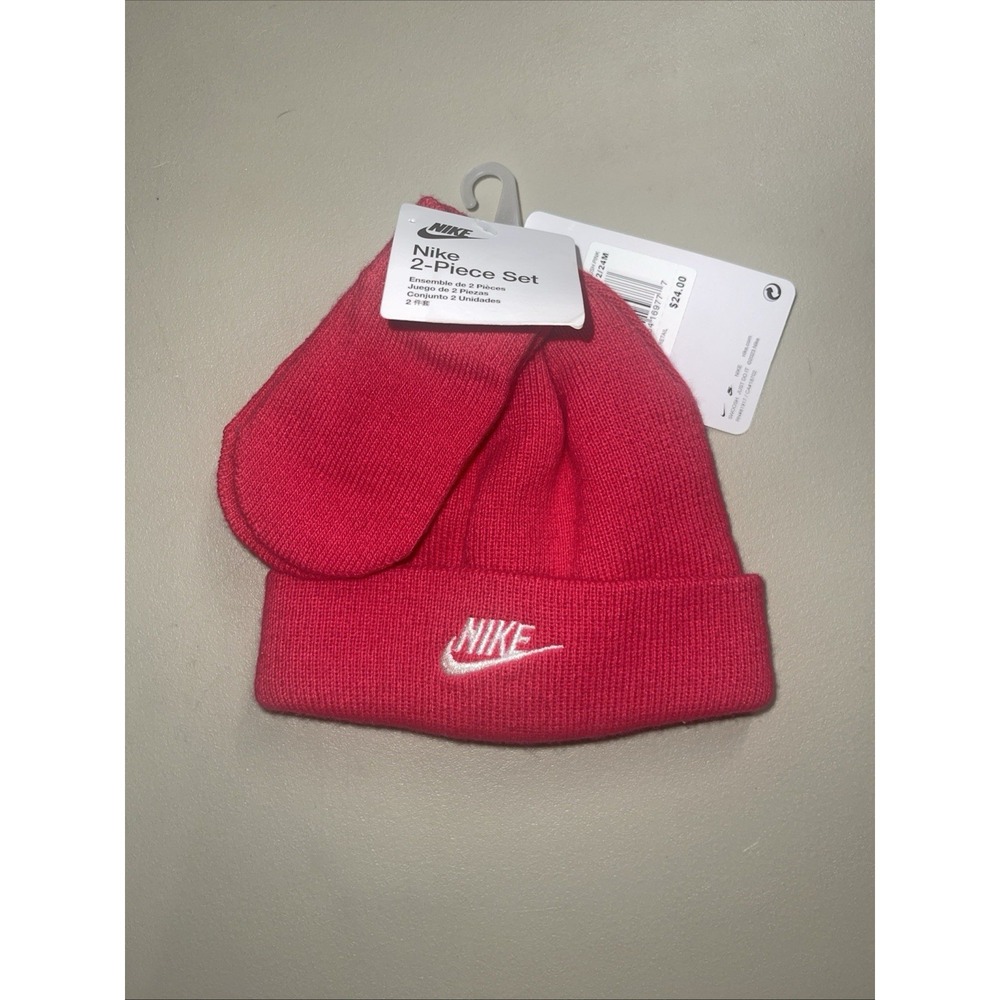 Nike Baby Girls 2 Pc Boggin&gloves Set 12-24mo